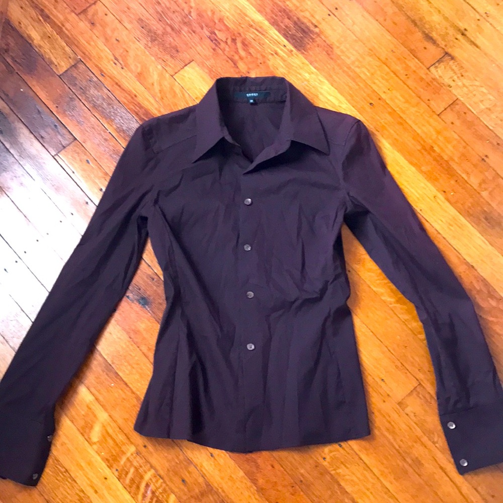 Burgundy Gucci button down barely used
